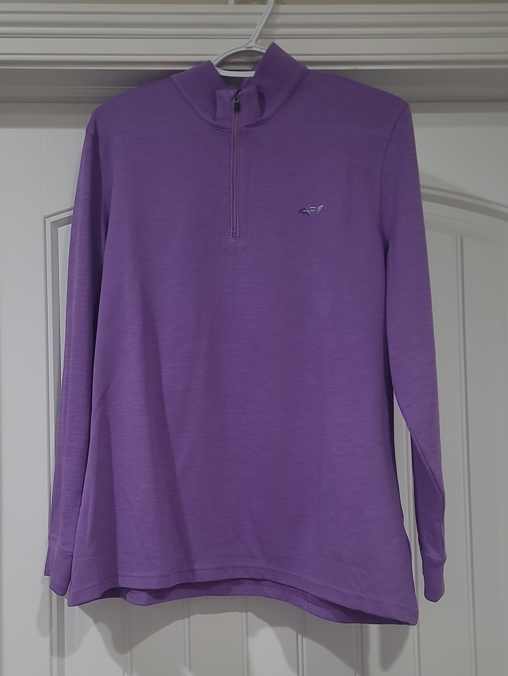 Greg Norman Collection Purple Quarter-Zip Pullover
